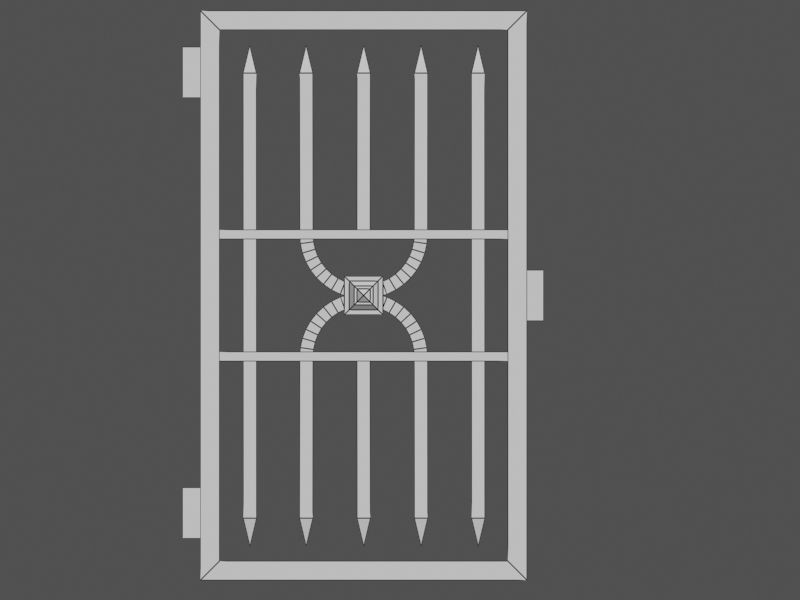 Enclave game -Zurana Hideout GATE Low Poly Free low-poly 3D model_4