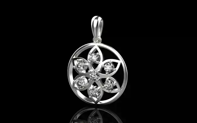 Flower pendant
