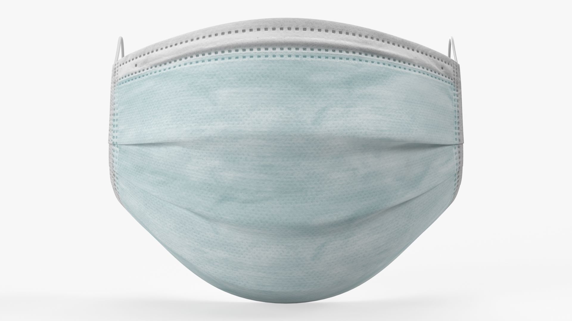 Medical surgical face mask 3D model_1