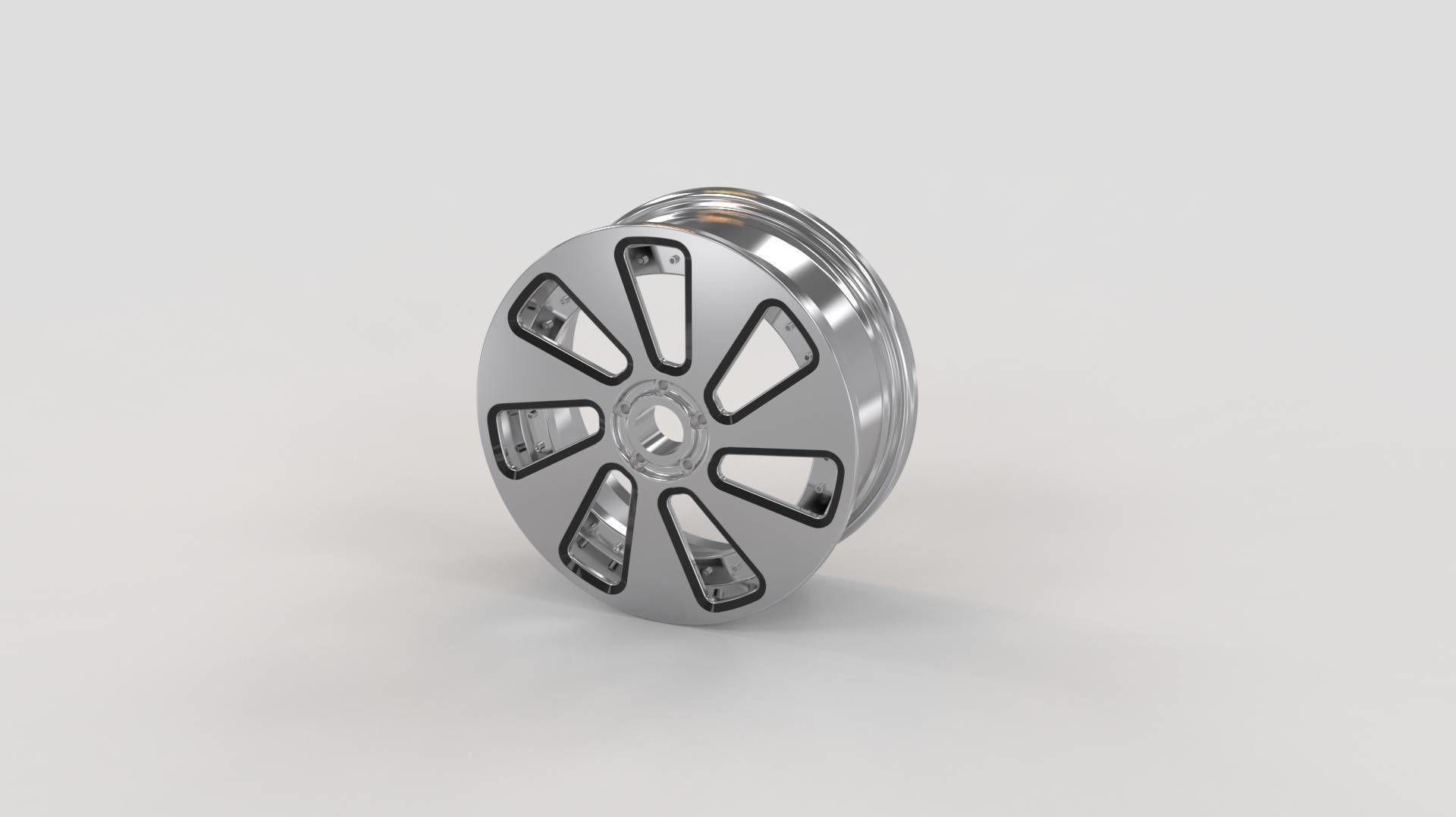 Alloy wheel design 3d model 3D model_2