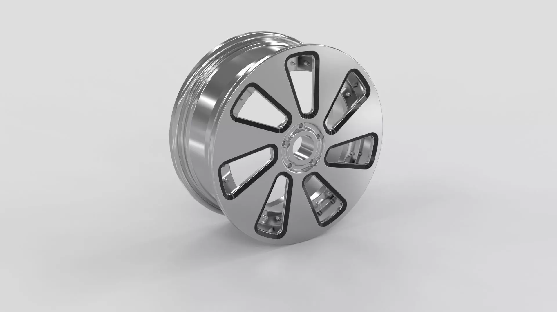 Alloy wheel design 3d model 3D model_0