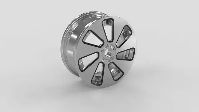 Alloy wheel design 3d model