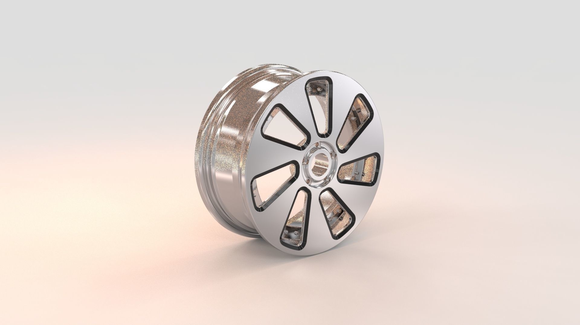 Alloy wheel design 3d model 3D model_3