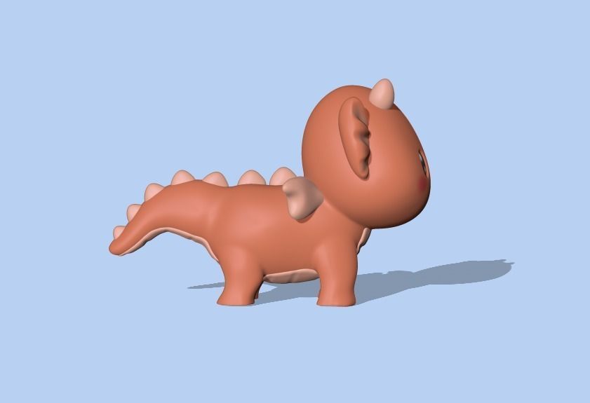 Cute Dragon 3D print model_2