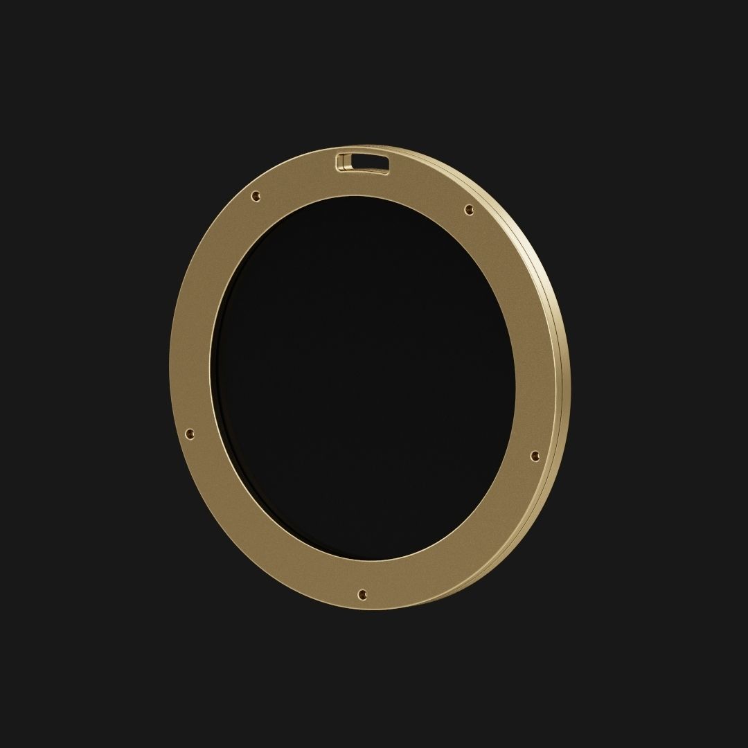 Sagittarius zodiac pendant with diamonds and onyx 3D print model_8