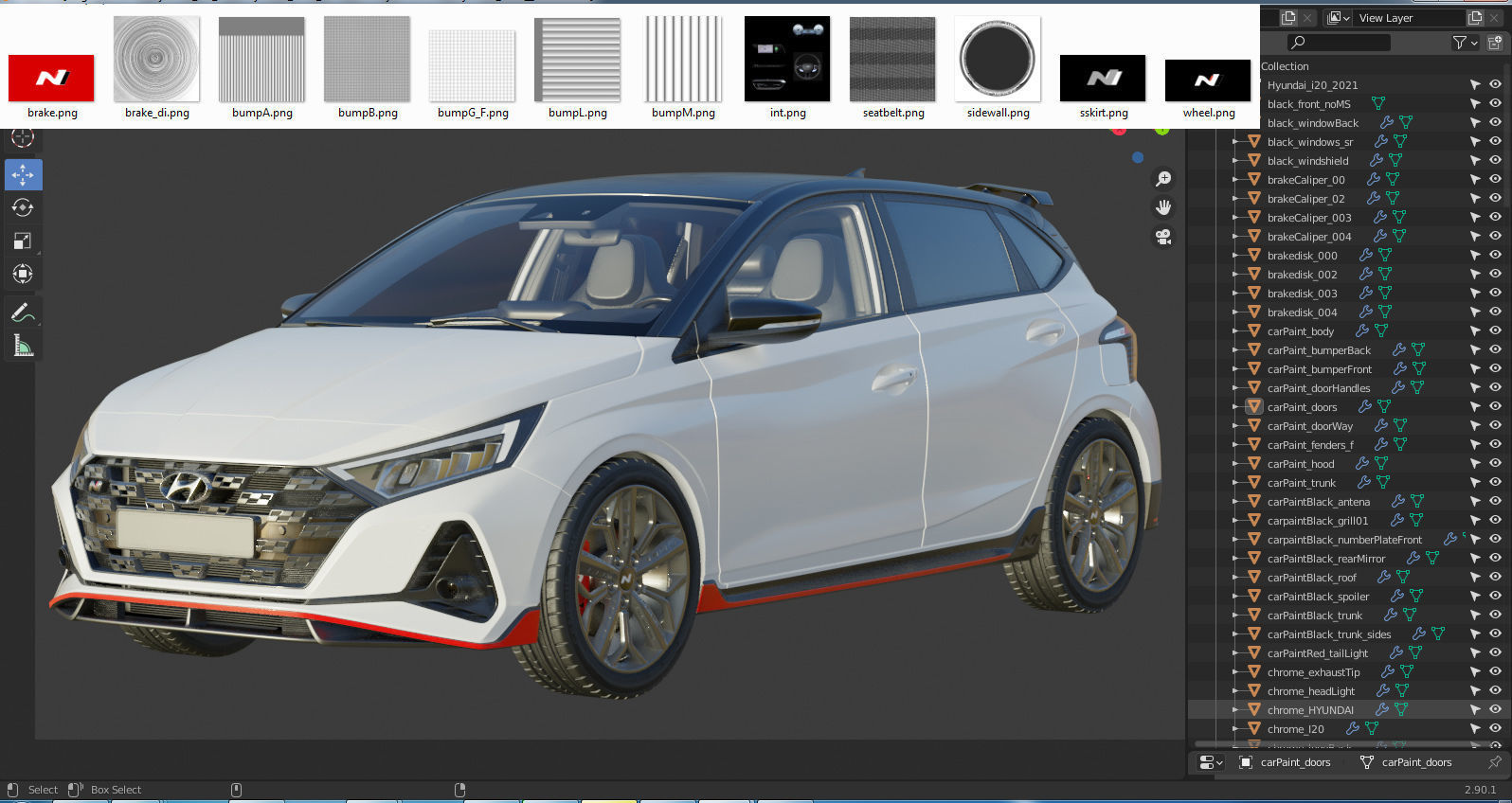 Hyundai i20 N 2021 3D model_26
