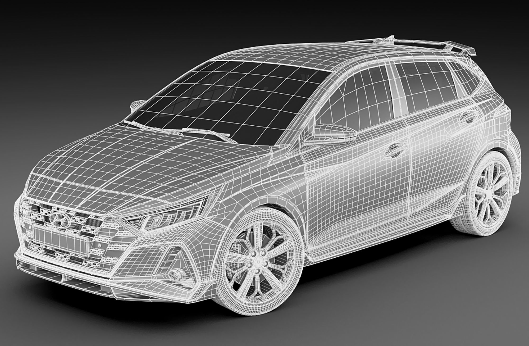 Hyundai i20 N 2021 3D model_23