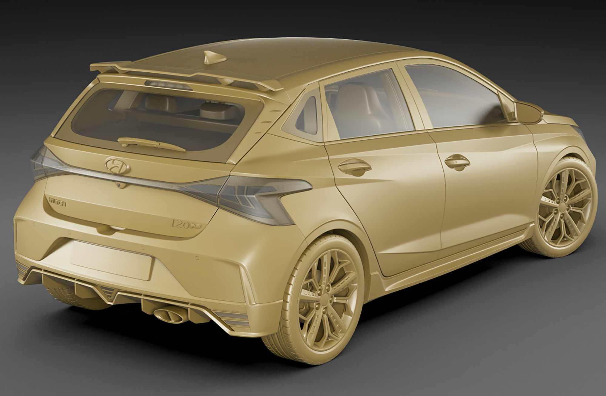 Hyundai i20 N 2021 3D model_20
