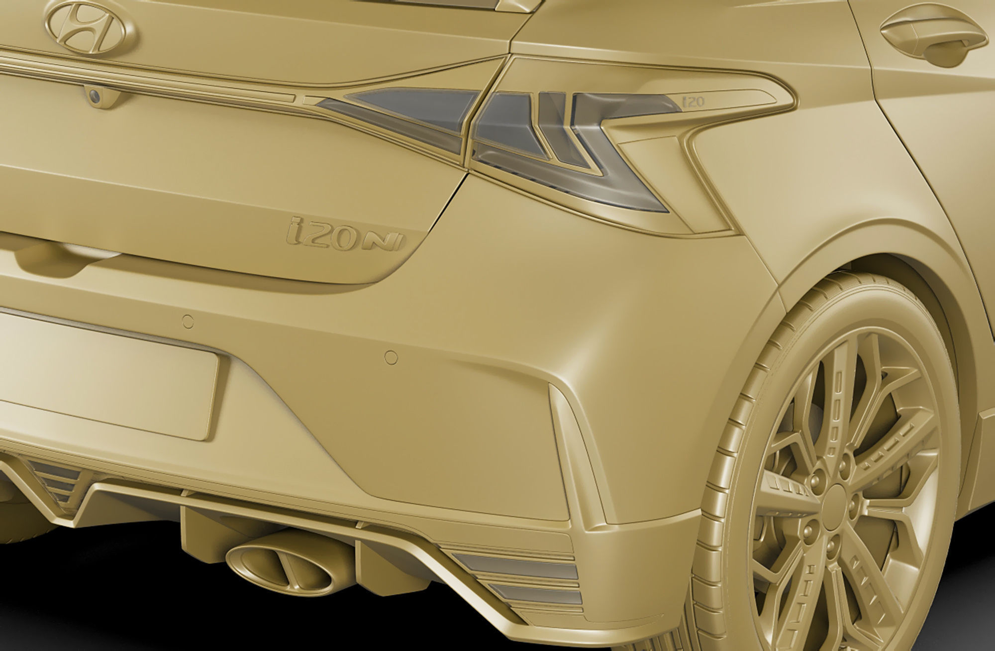 Hyundai i20 N 2021 3D model_22