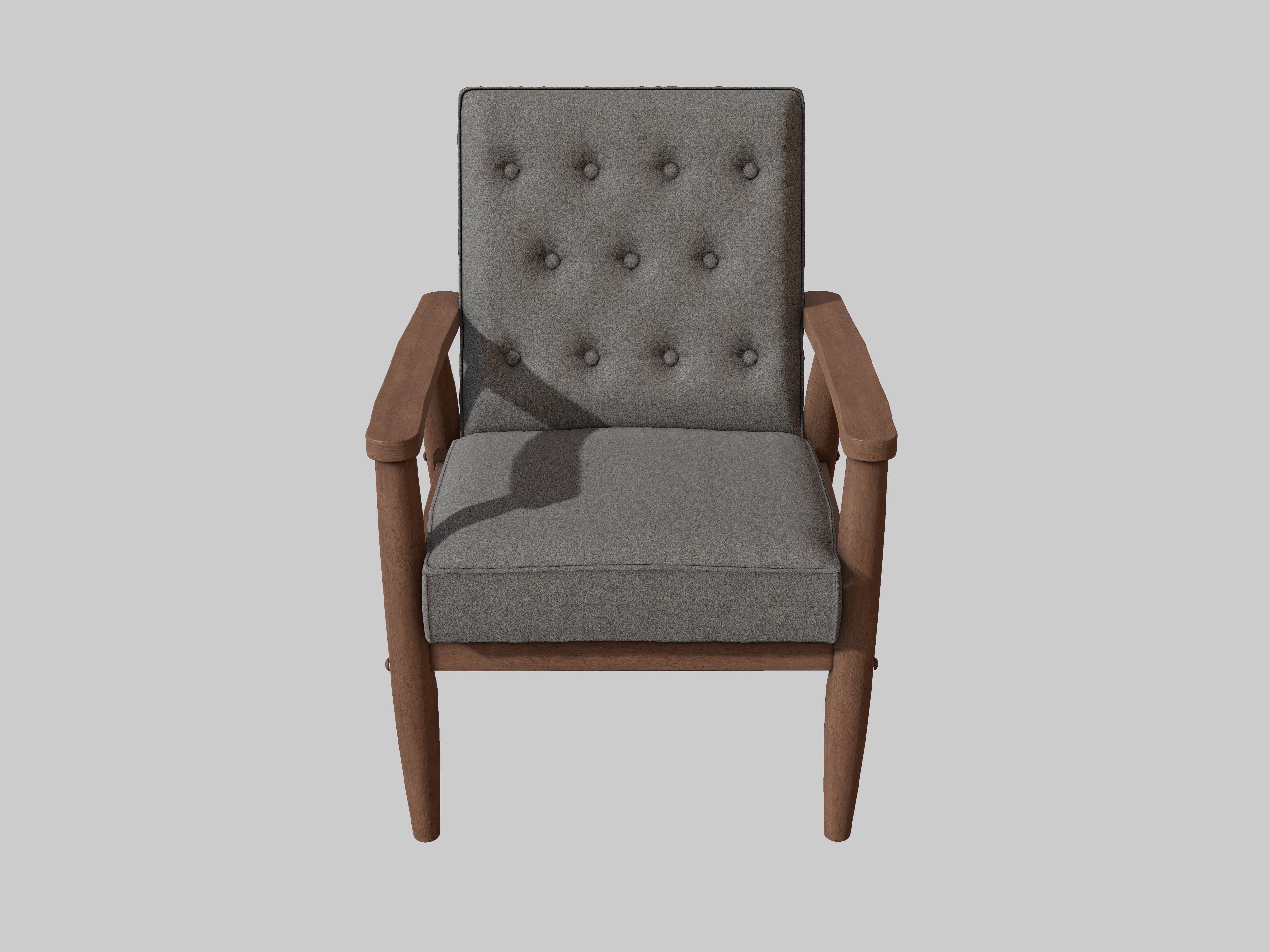 Baxton Studio Chair 3D model_1