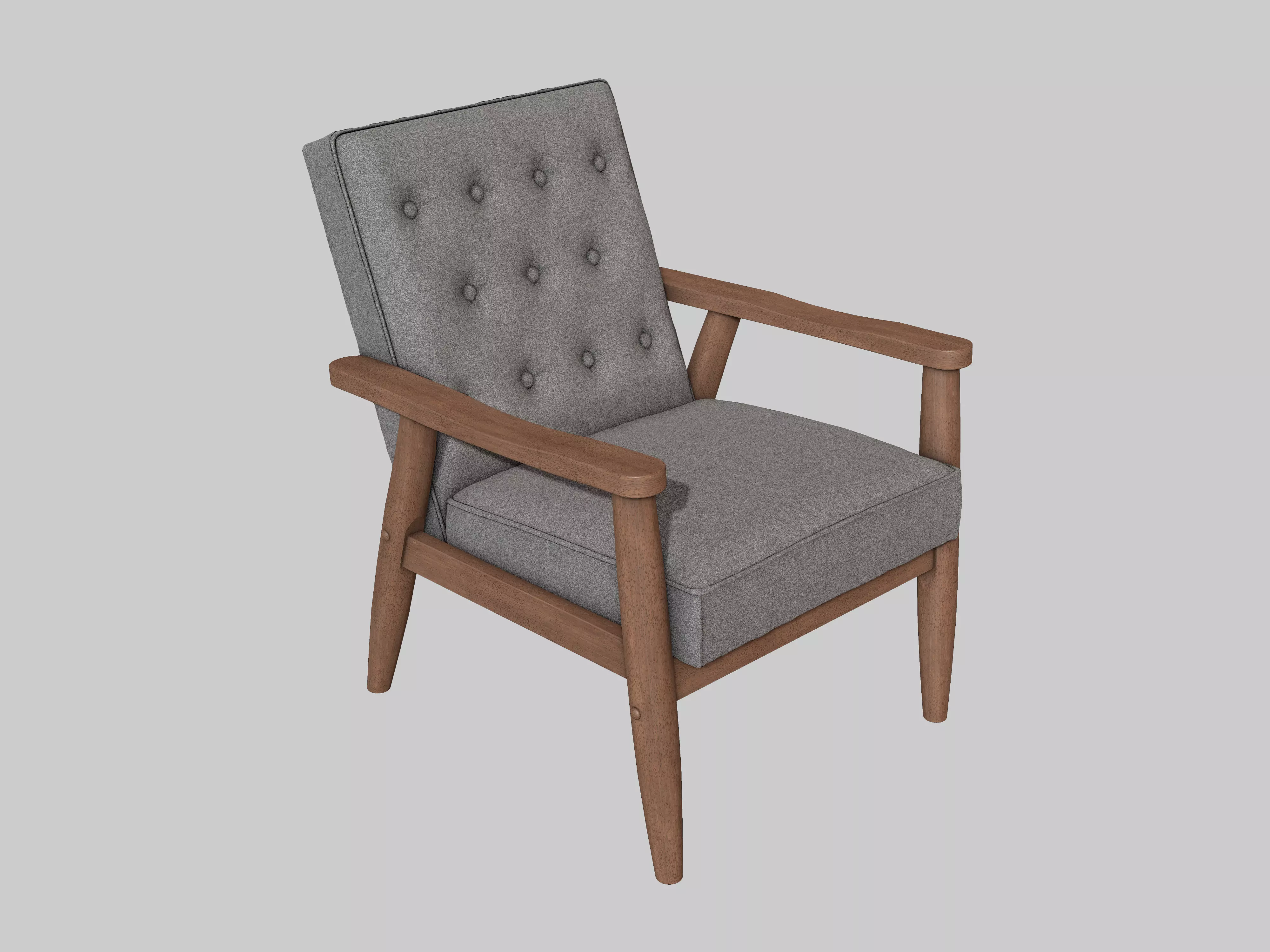 Baxton Studio Chair 3D model_0