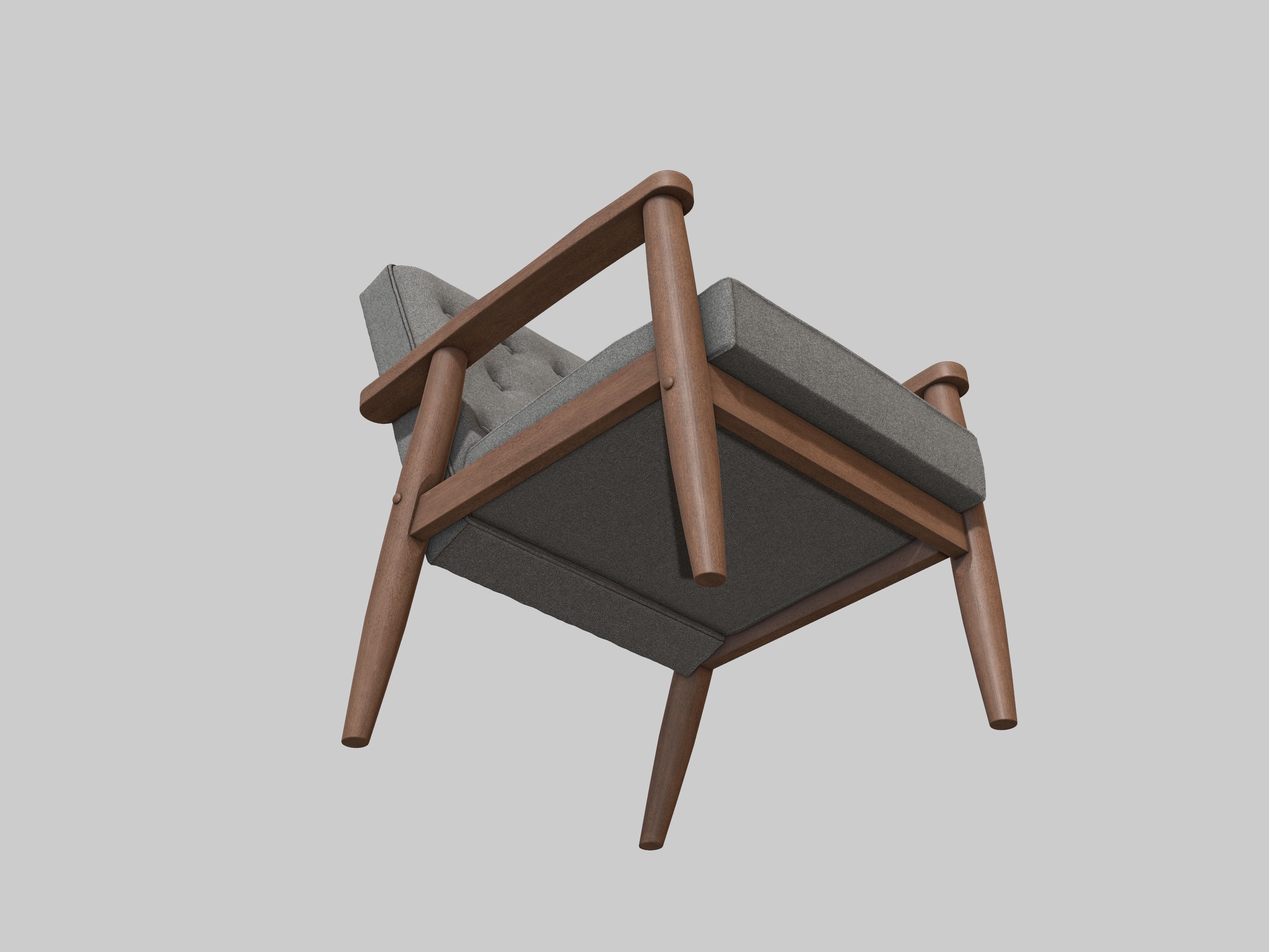 Baxton Studio Chair 3D model_8