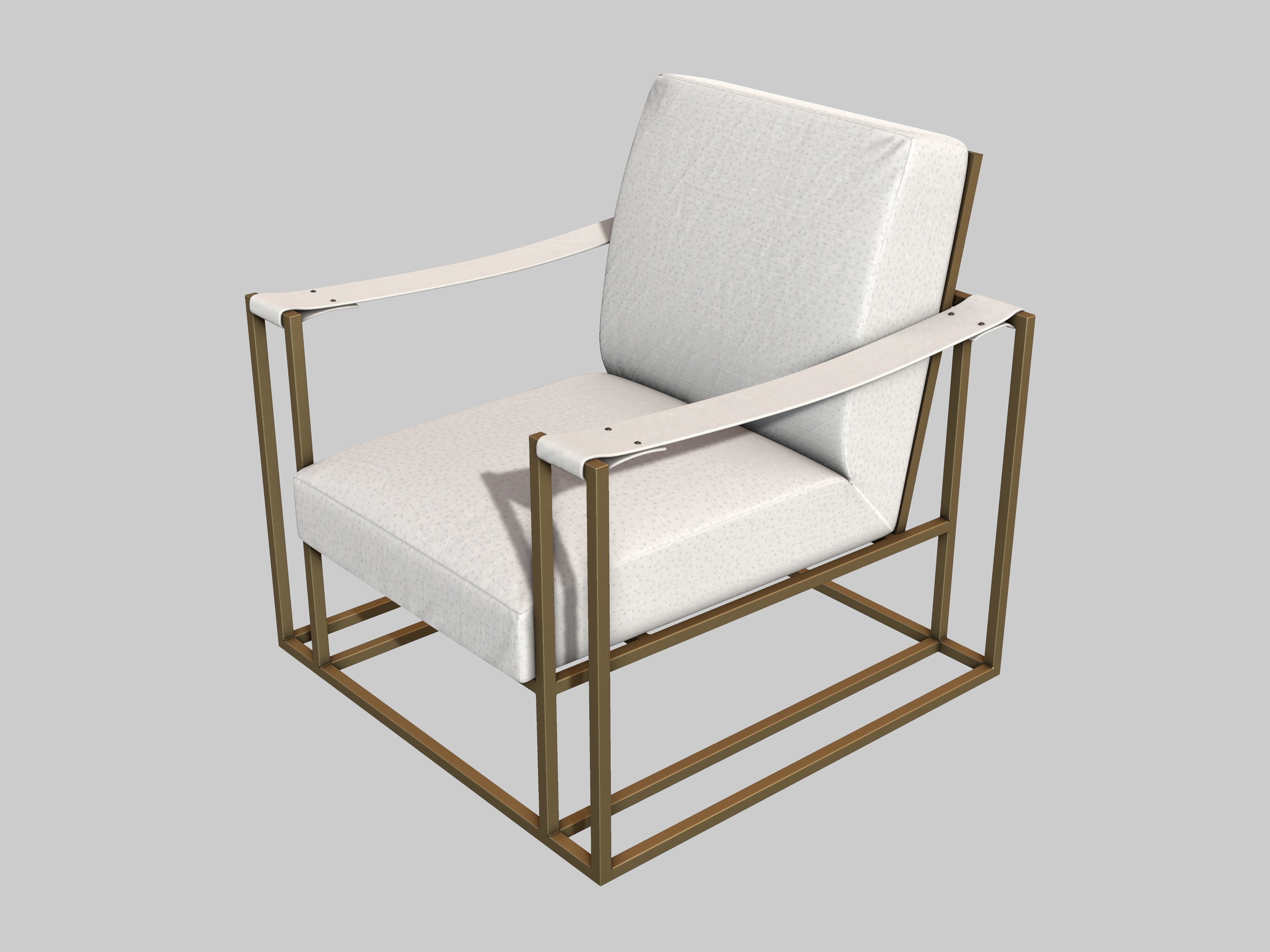 Baxter Chair 3D model_2