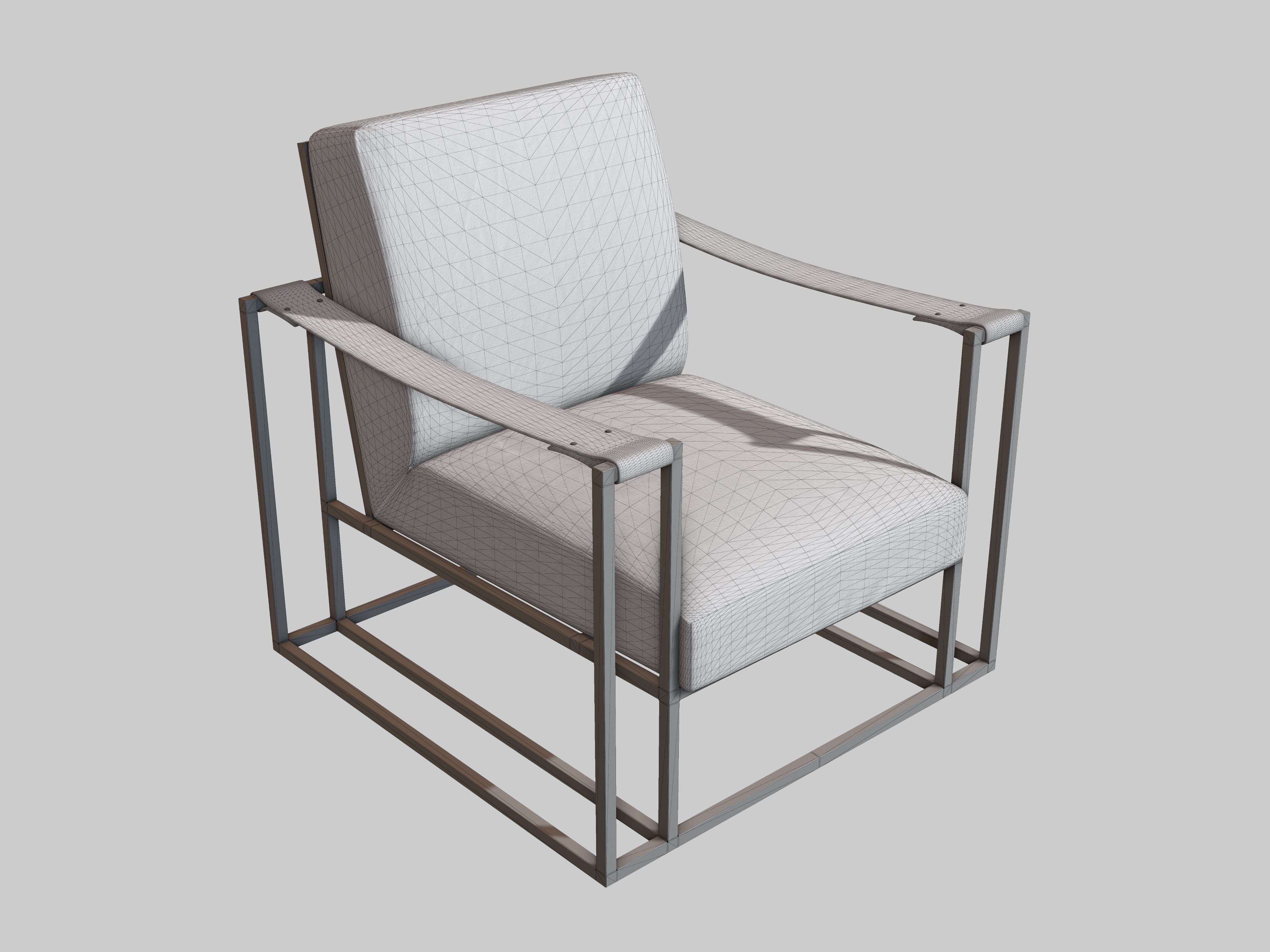Baxter Chair 3D model_7