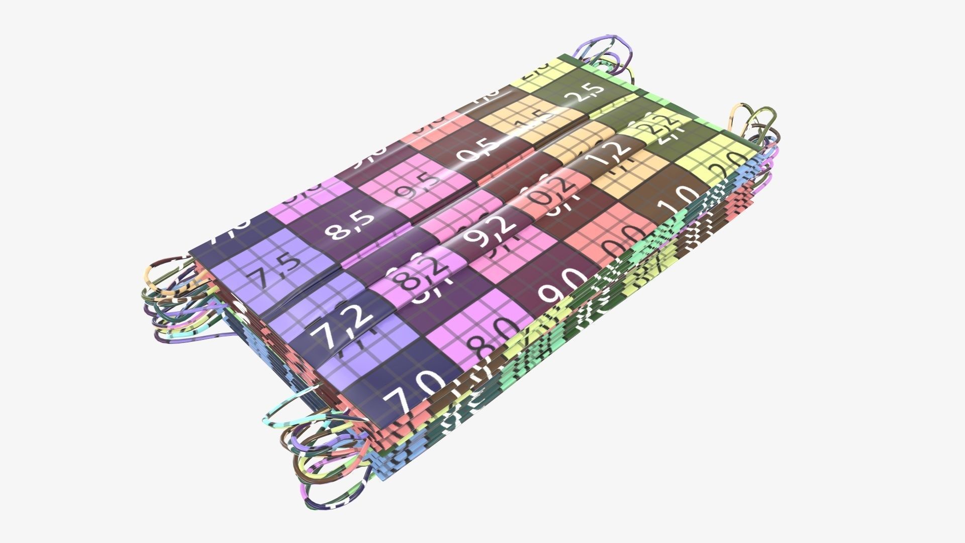 Medical protective mask pack 3D model_9