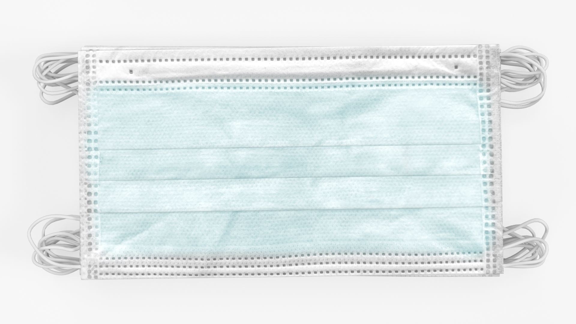 Medical protective mask pack 3D model_4