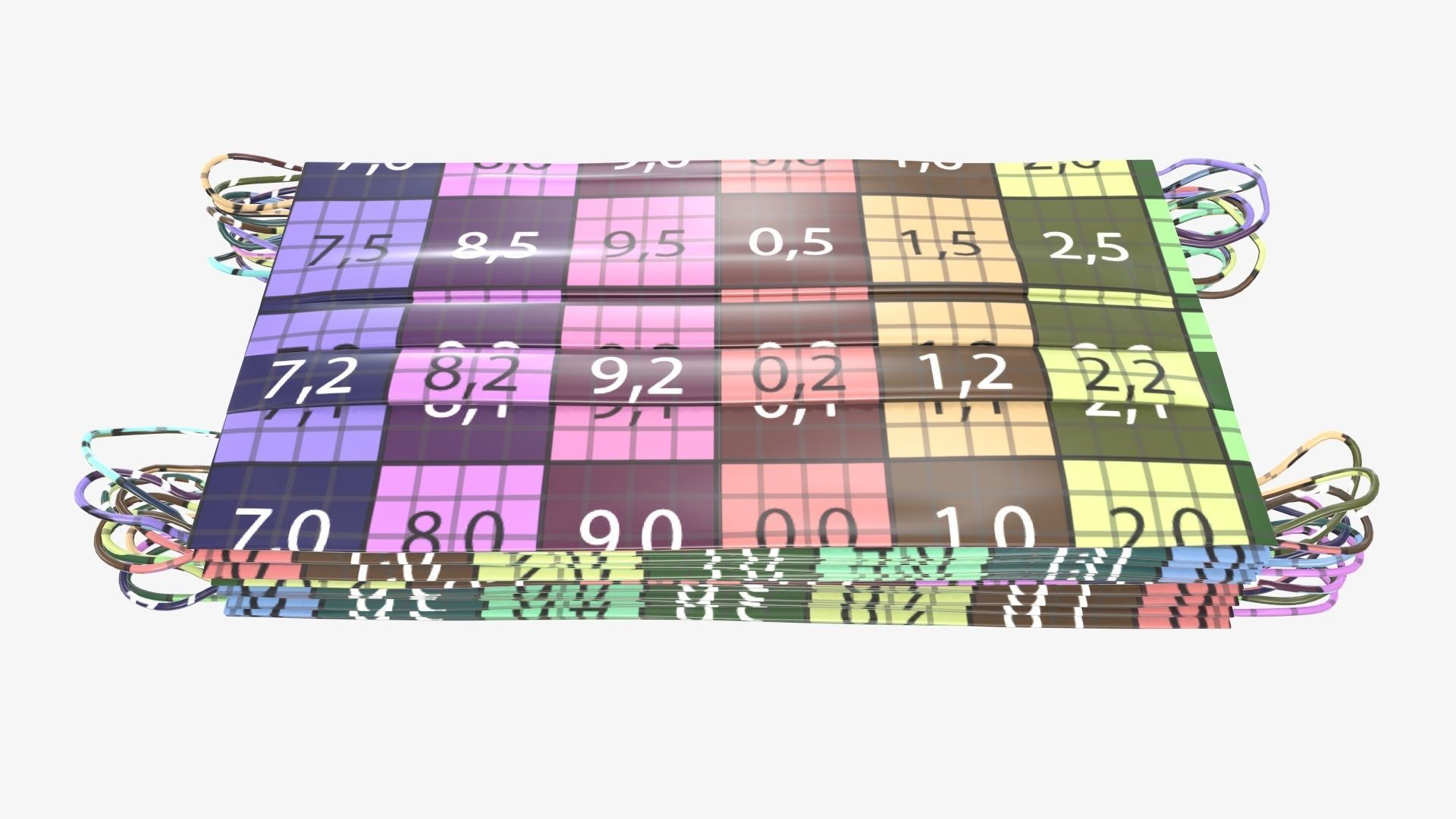 Medical protective mask pack 3D model_10