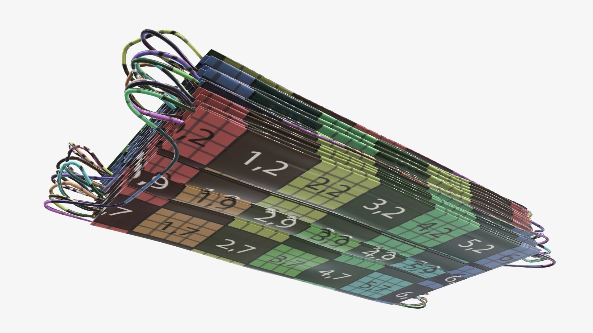 Medical protective mask pack 3D model_12