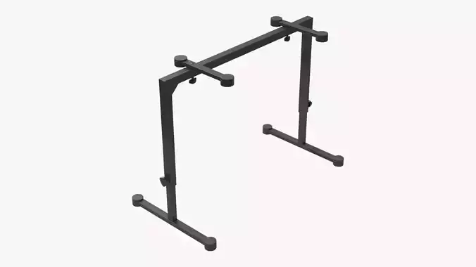 Stand for music keyboard 01 3D model