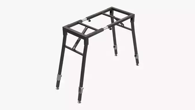 Stand for music keyboard 03 3D model