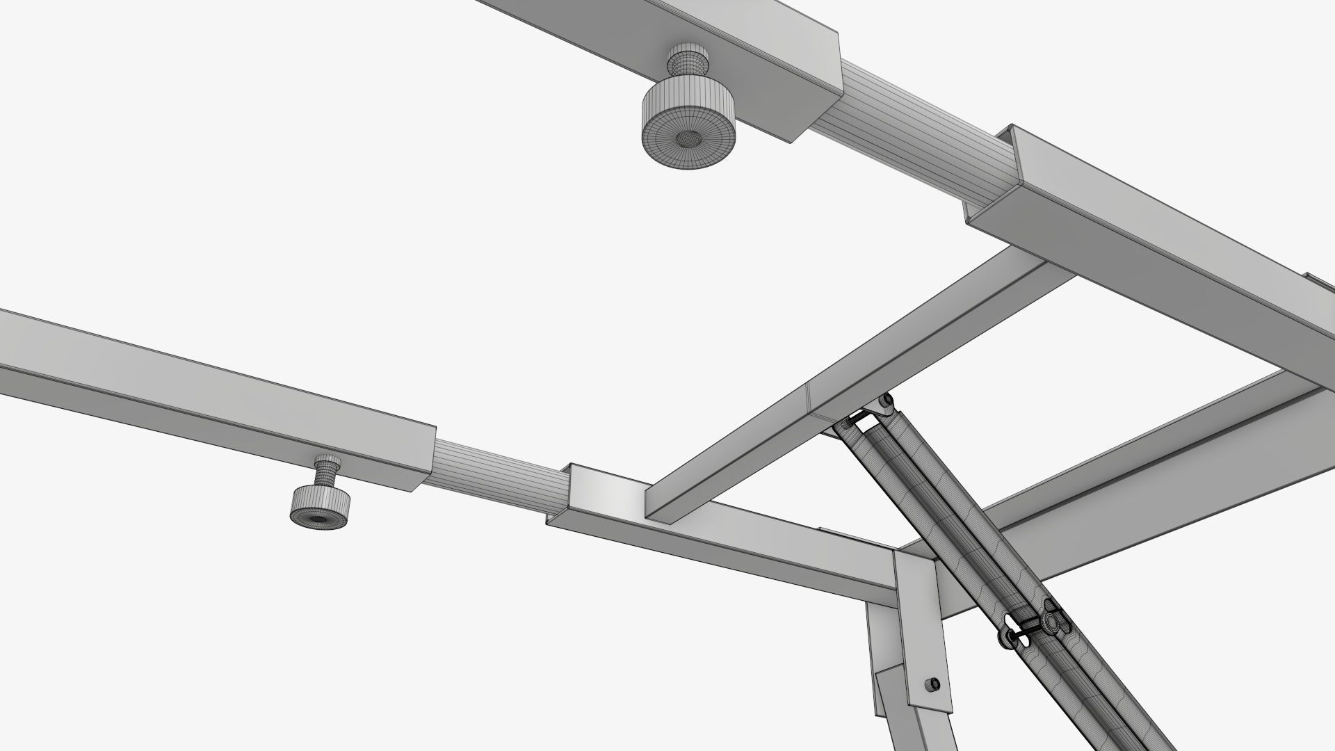 Stand for music keyboard 03 3D model_7