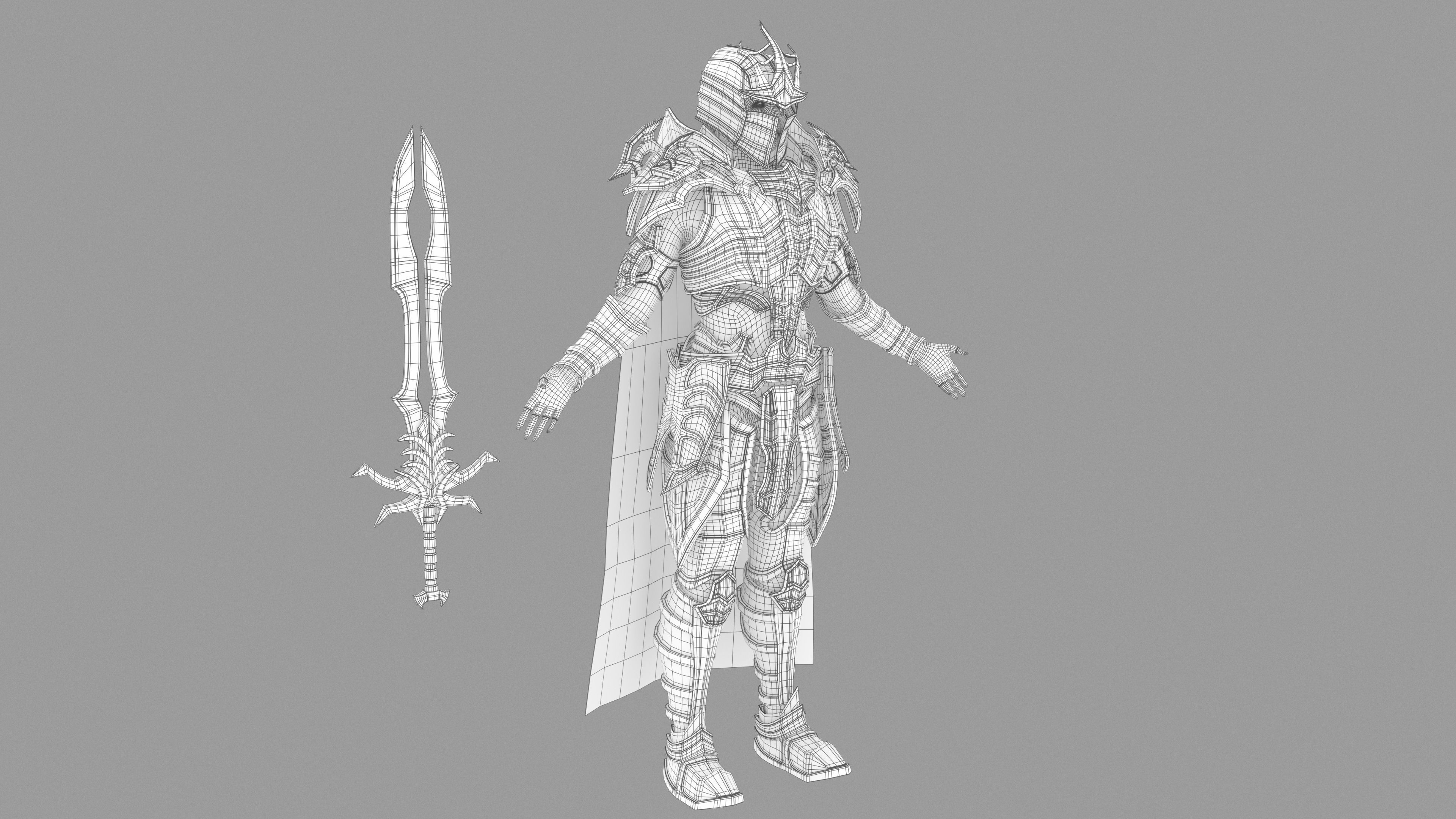 Unholy knight 3D model_8