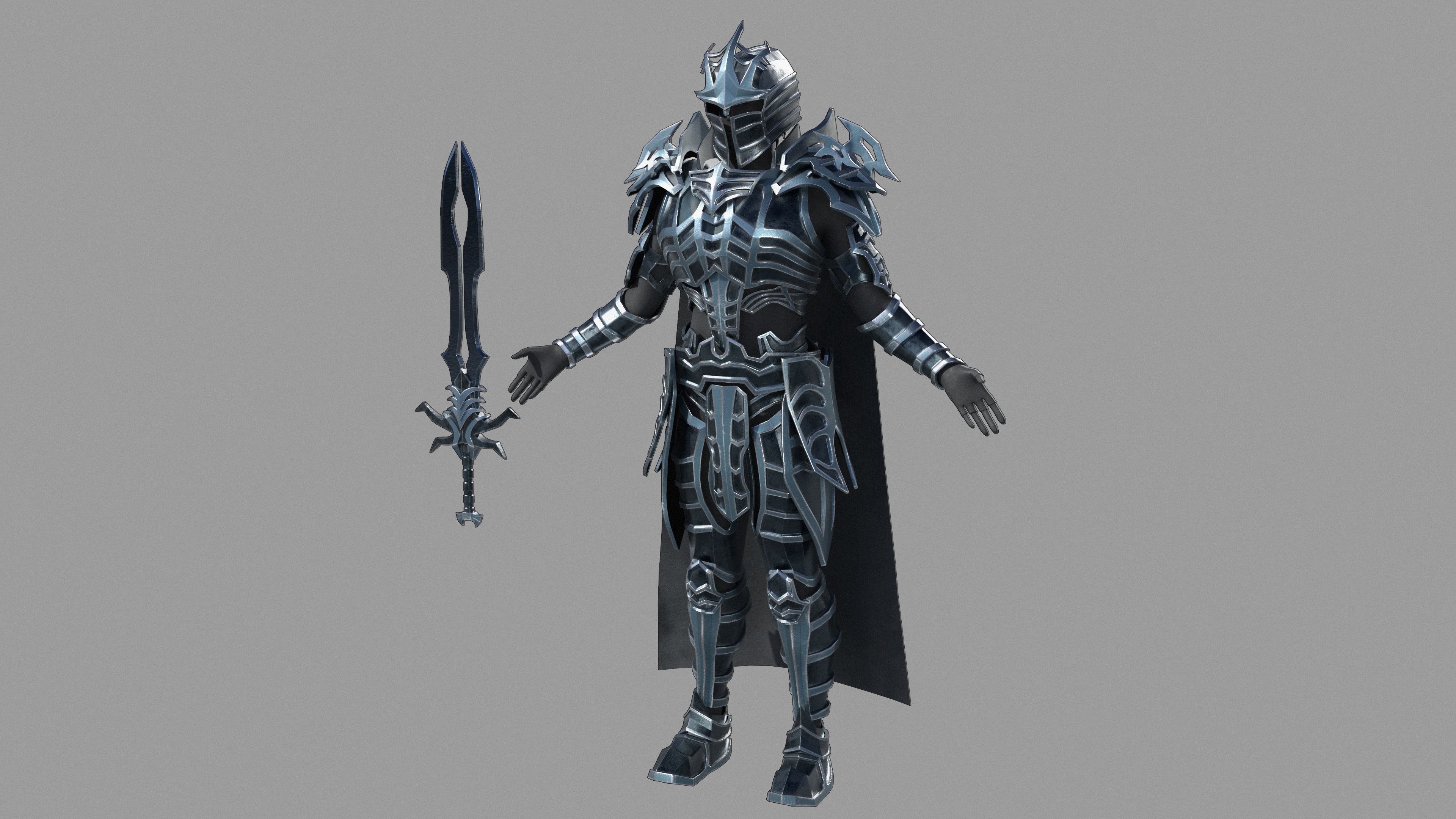 Unholy knight 3D model_4