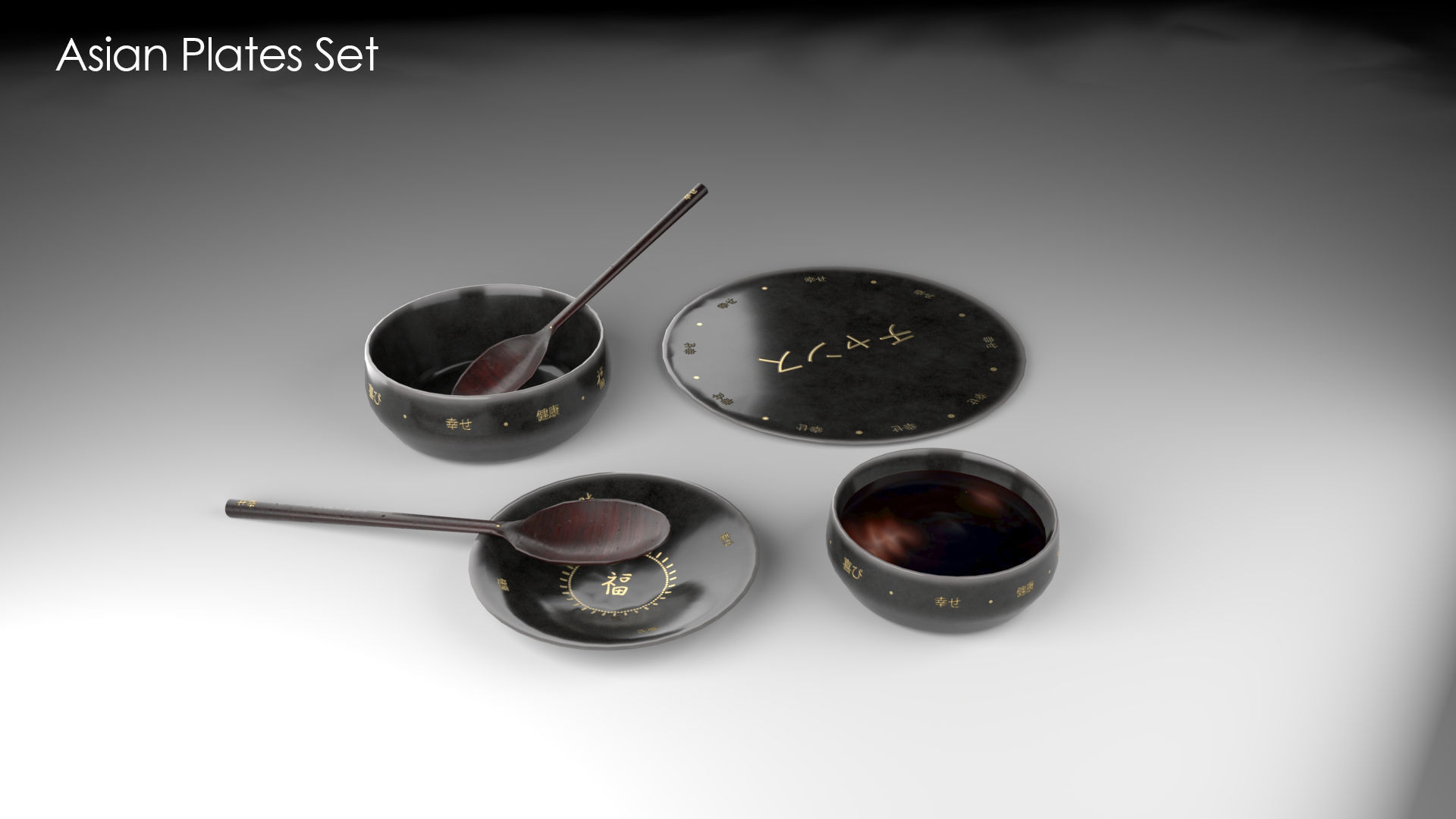 Sushis Set Pack Low-poly 3D model_16