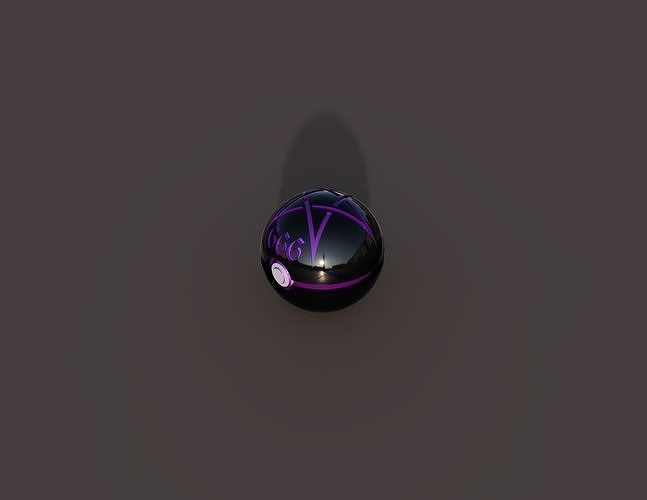 The Dark Ball 3D print model