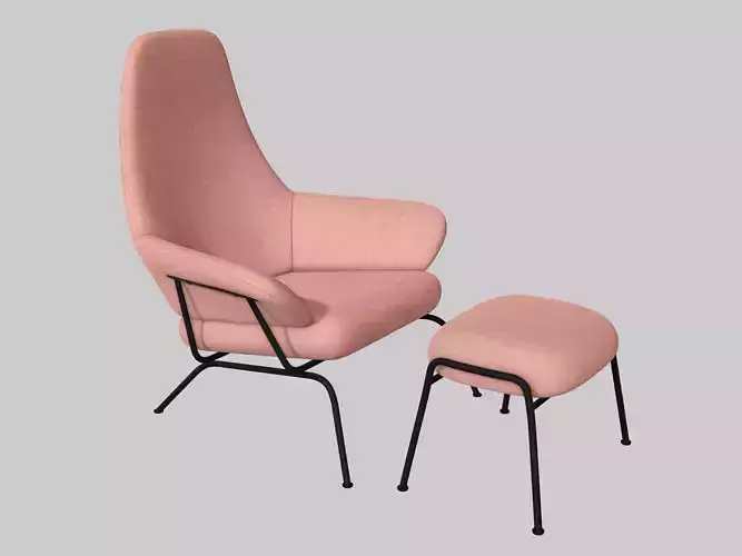 Hai Chair with Ottoman