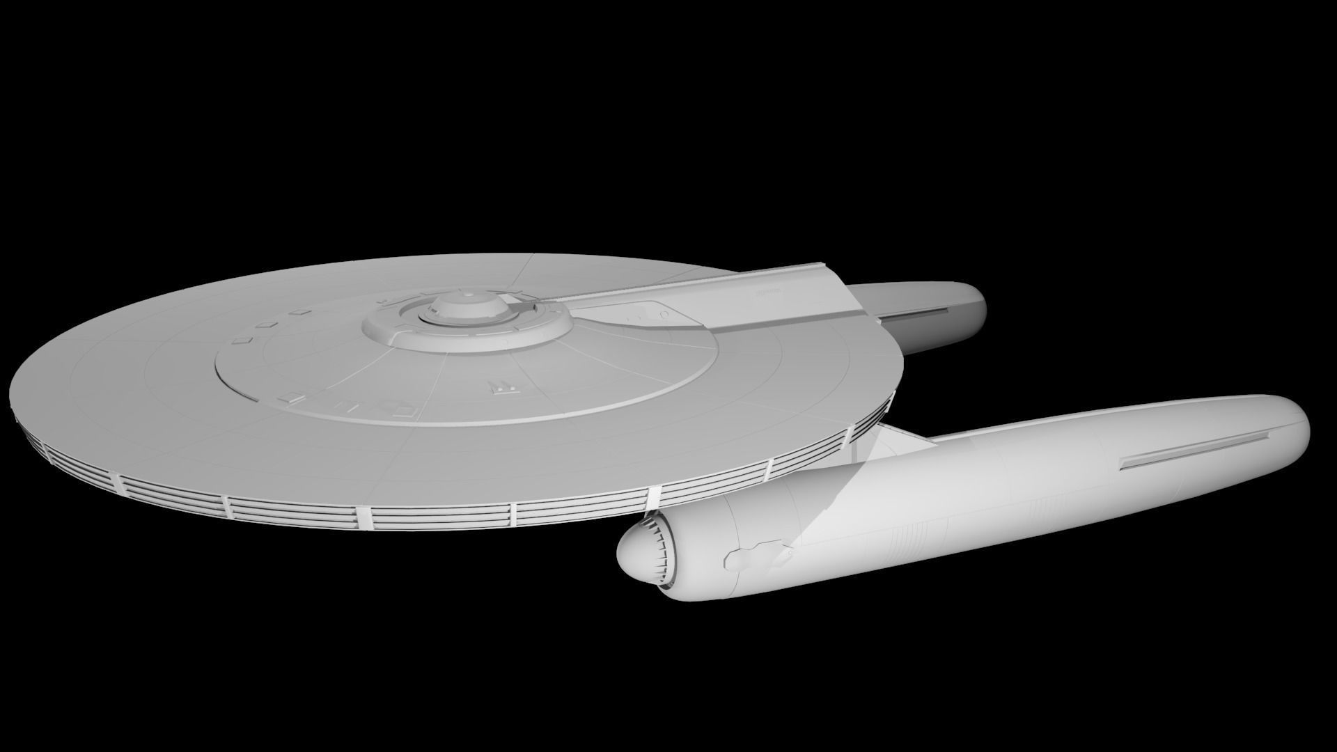 Star Trek USS Mayflower NCC-1621 3D Model 2009 Film 3D model_1