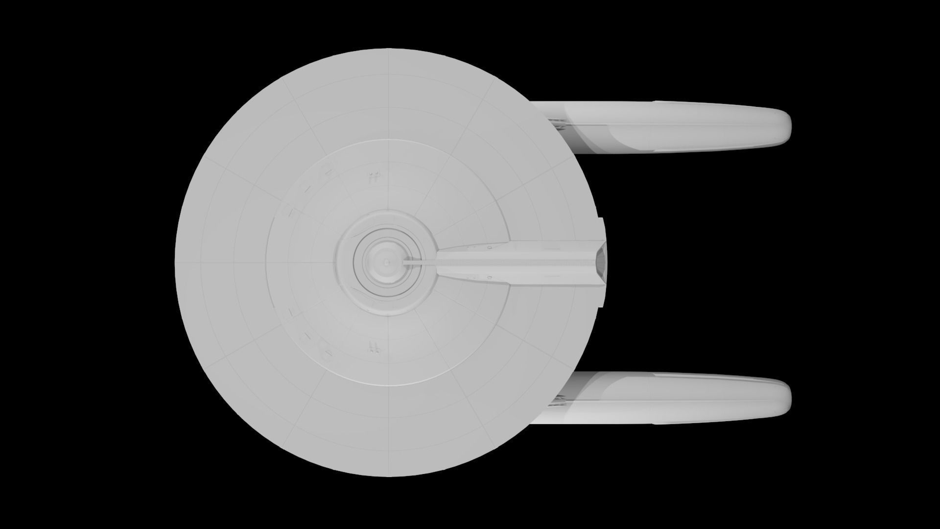 Star Trek USS Mayflower NCC-1621 3D Model 2009 Film 3D model_2