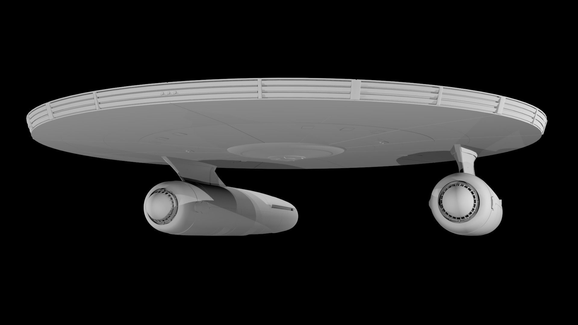 Star Trek USS Mayflower NCC-1621 3D Model 2009 Film 3D model_8