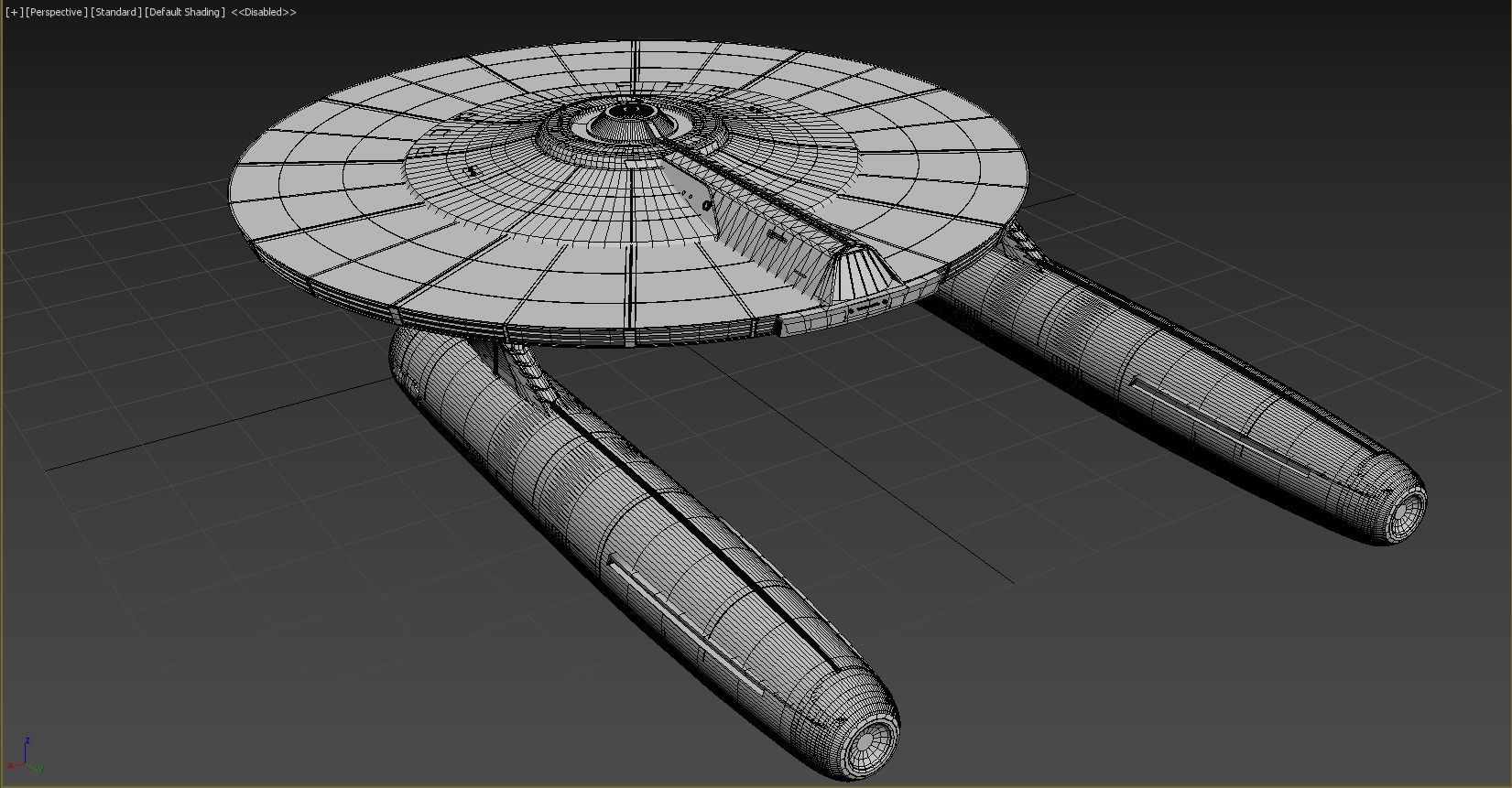 Star Trek USS Mayflower NCC-1621 3D Model 2009 Film 3D model_10