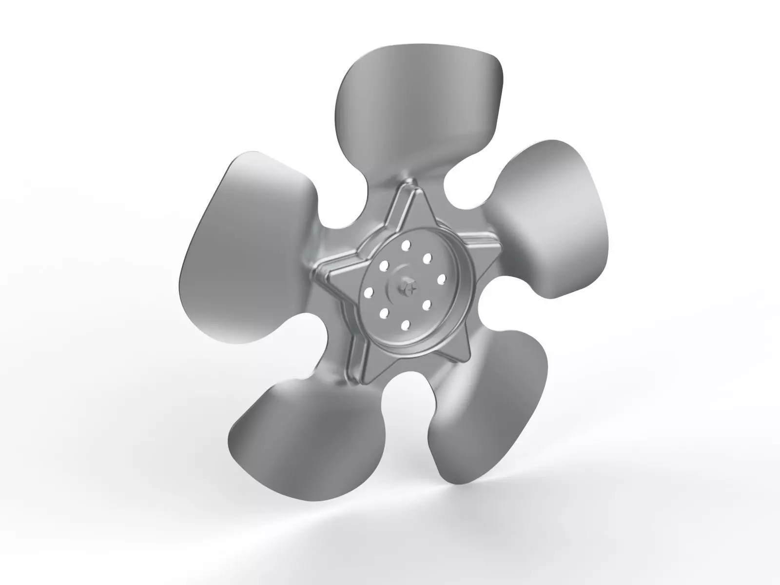 Fan Propeller 170mm al Free 3D model_0