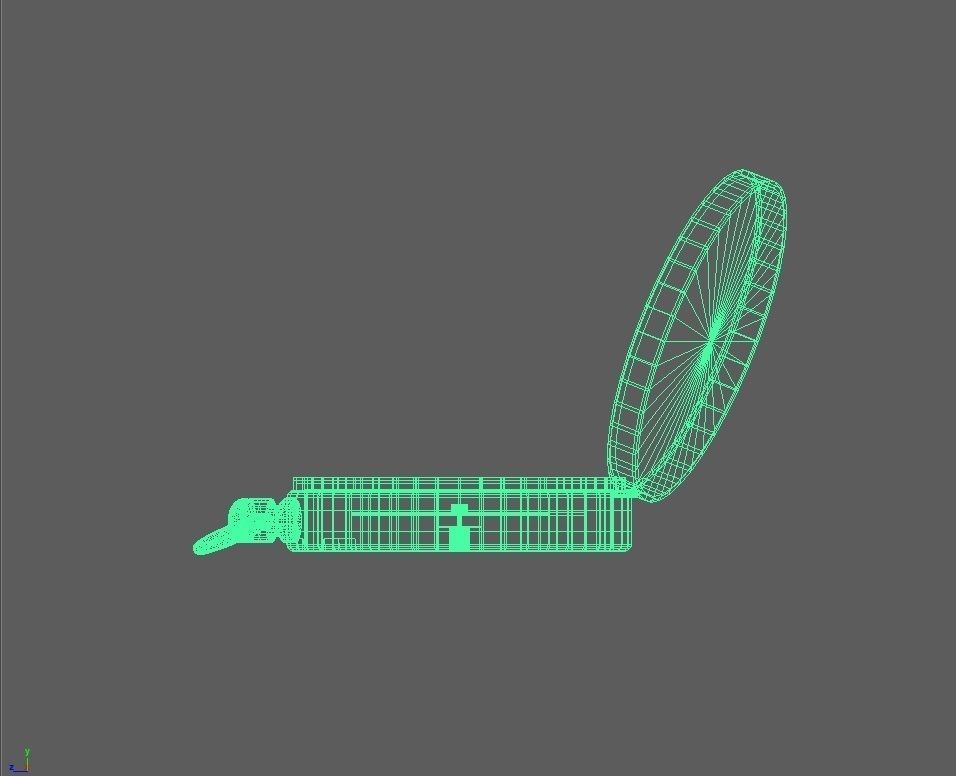 Old Compass 3D model_6