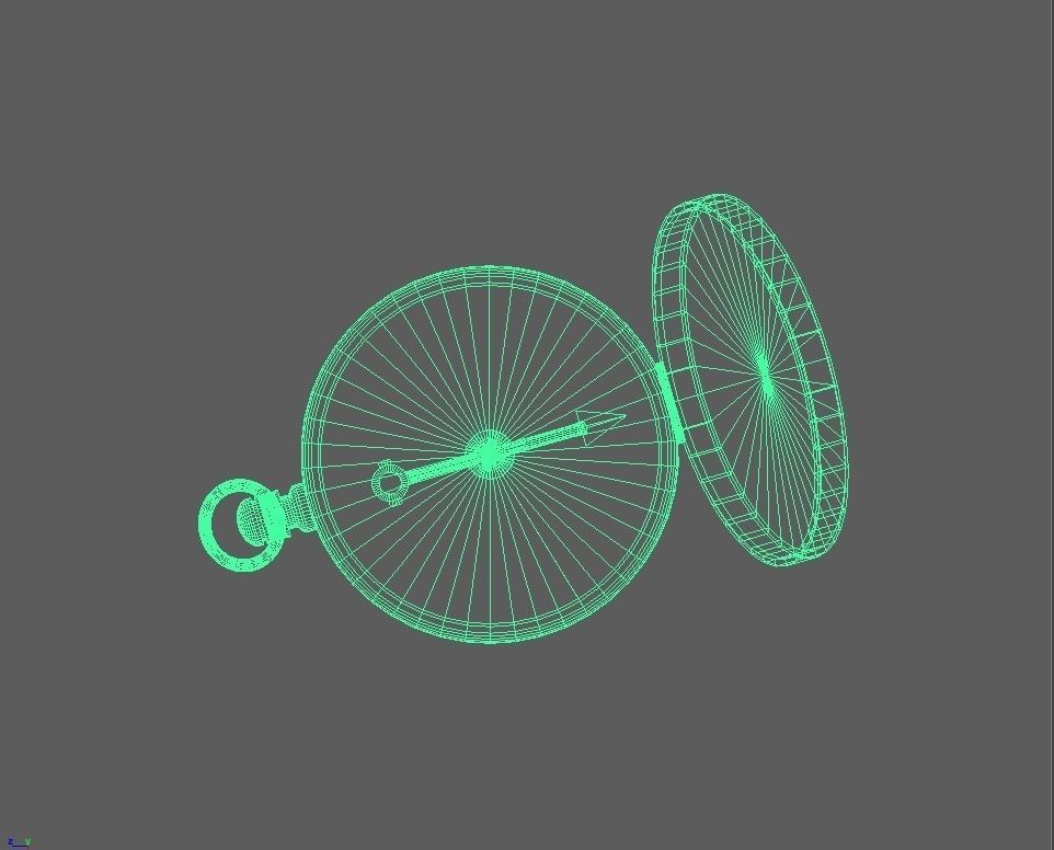 Old Compass 3D model_7