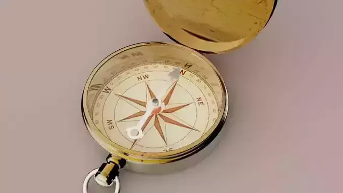 Old Compass 3D model