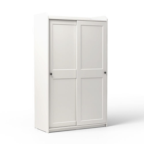 HAUGA - Wardrobe with sliding doors 3D model