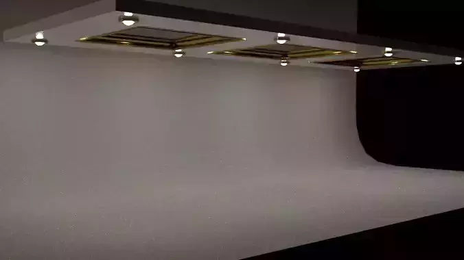 MODERN DIOD CEILING  3ds max 2017 VRAY LIGHTS 3D MODEL 