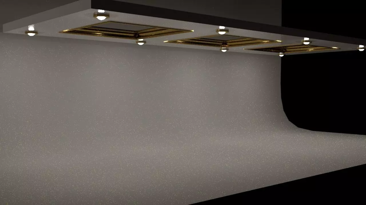 MODERN DIOD CEILING 3ds max 2017 VRAY LIGHTS 3D MODEL 3D model