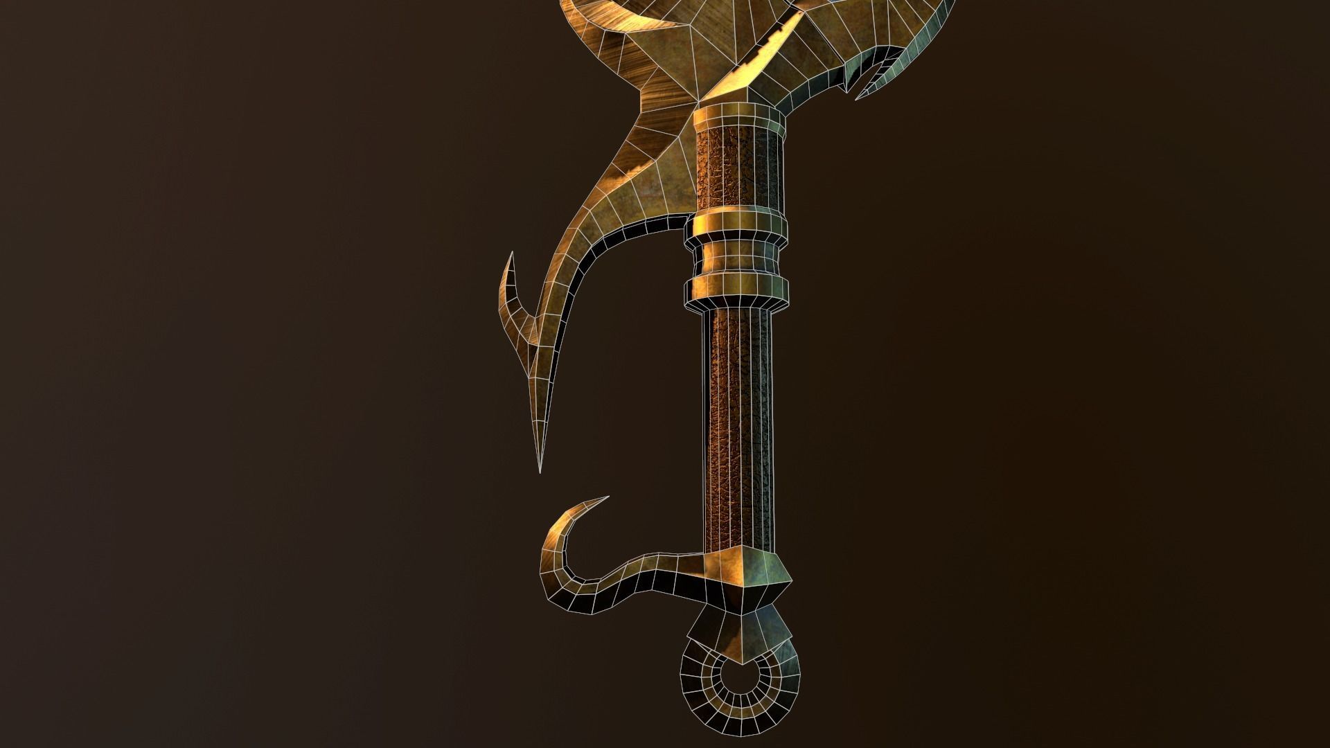 Sword Dune Low-poly 3D model_10