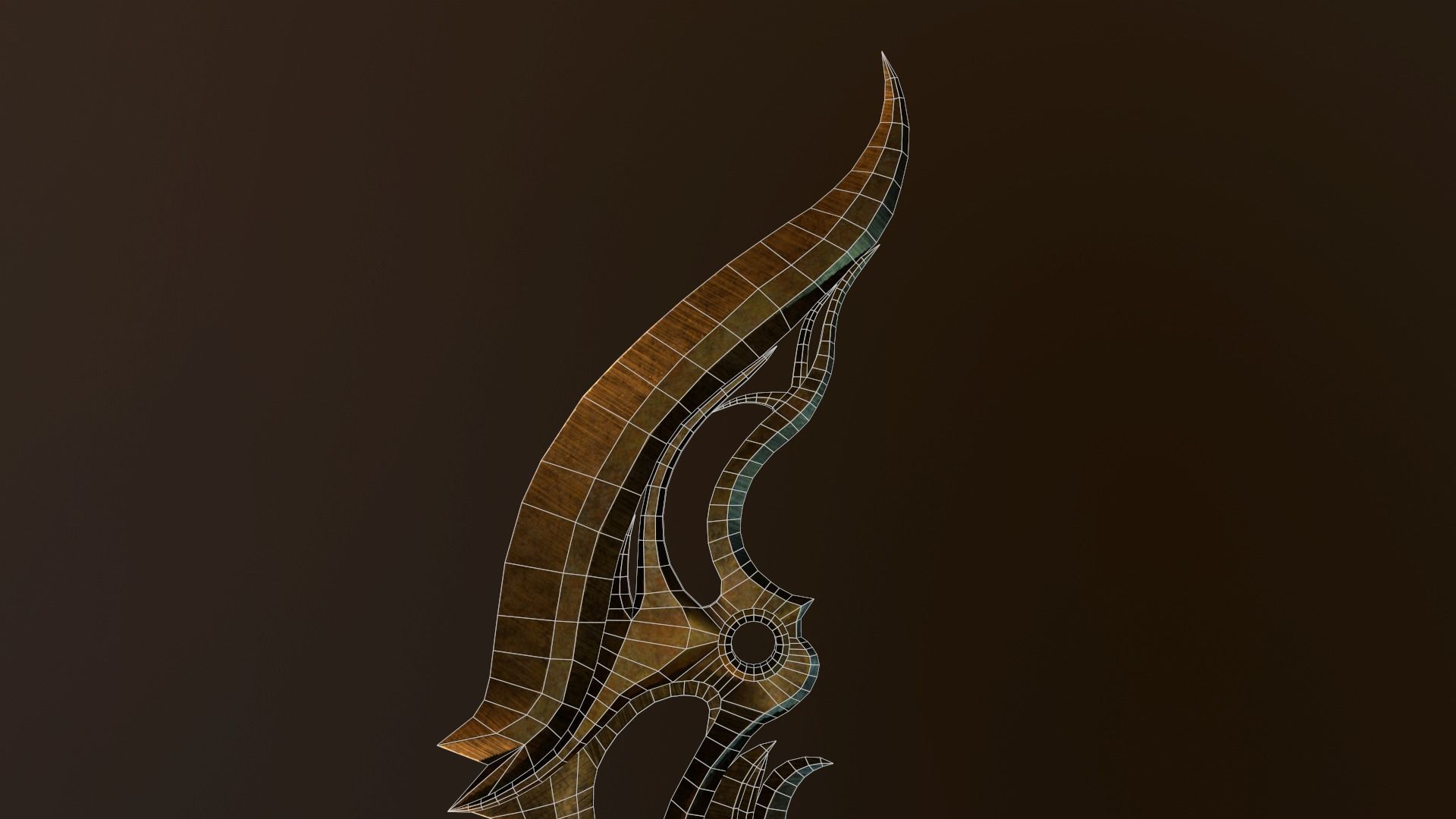 Sword Dune Low-poly 3D model_7