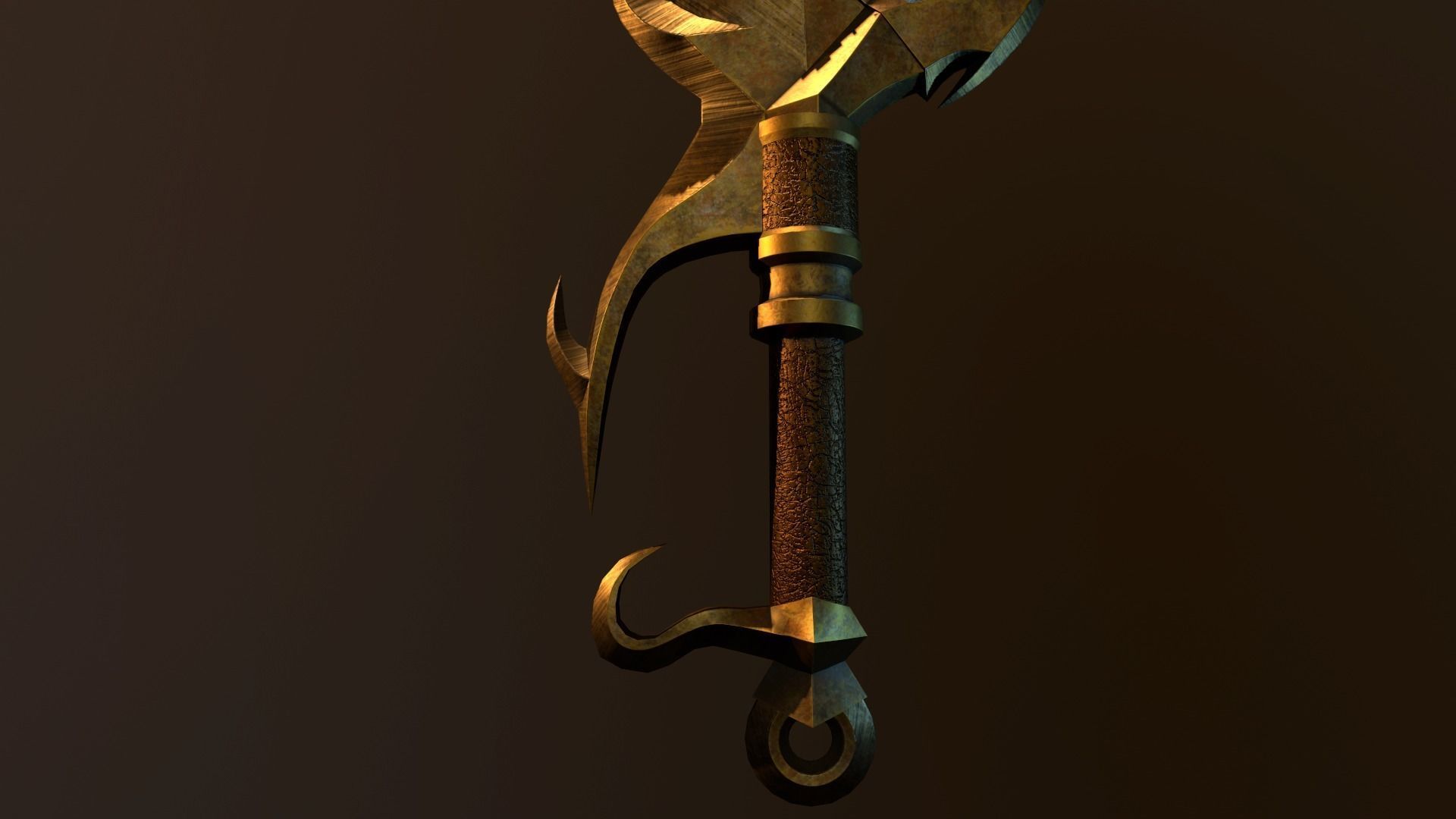 Sword Dune Low-poly 3D model_5