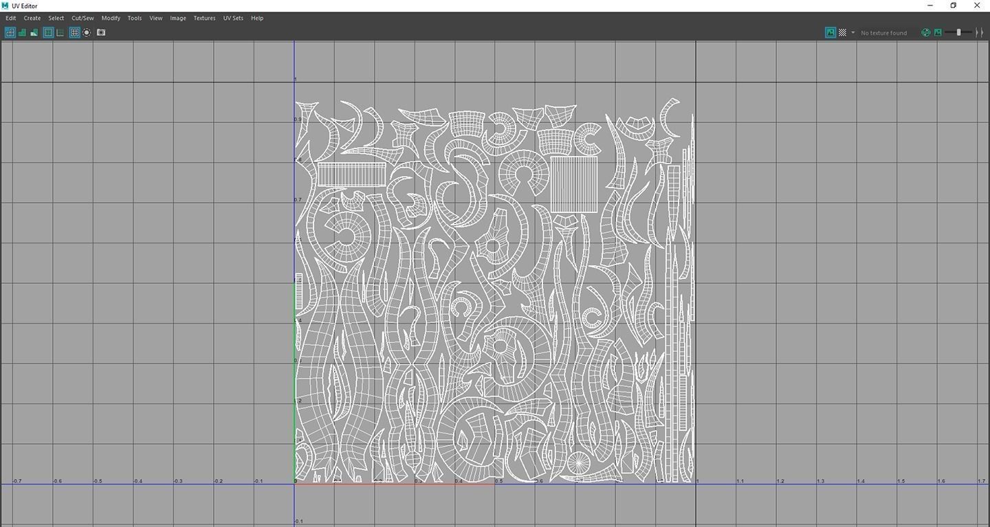 Sword Dune Low-poly 3D model_11