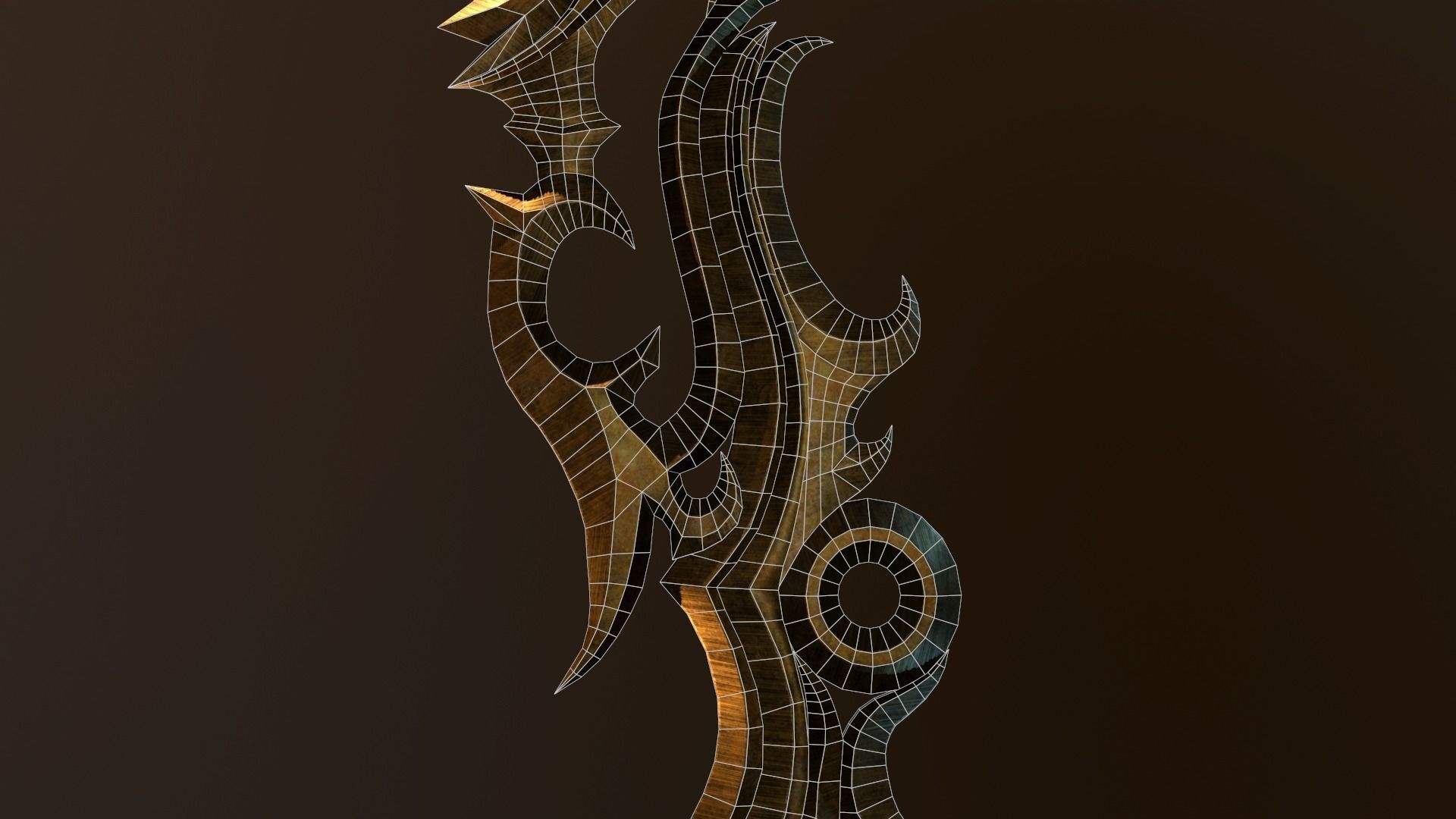 Sword Dune Low-poly 3D model_8