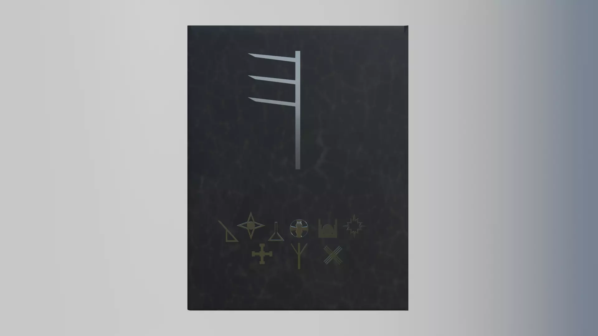 Book of spells and Alchemy 3D model_0