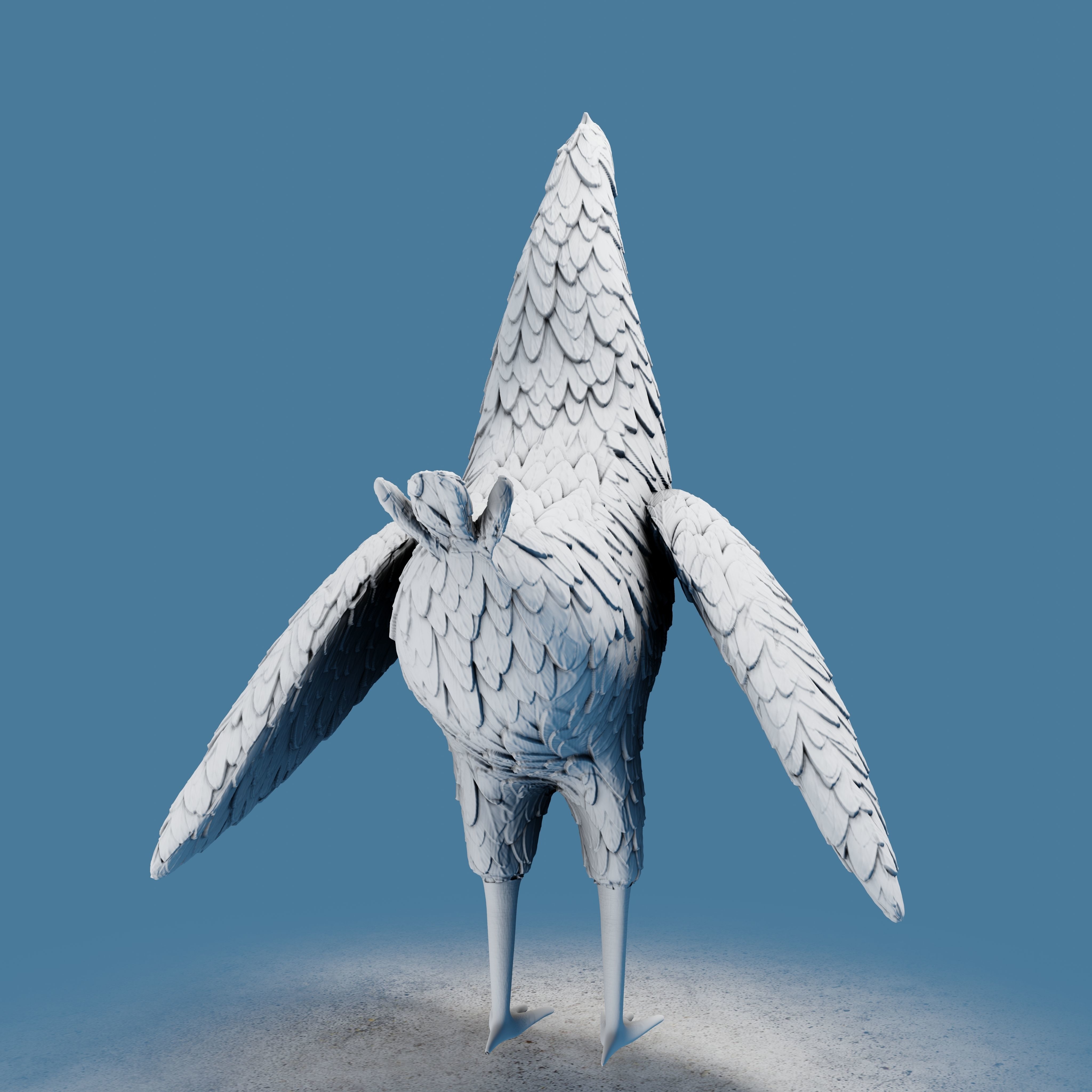 Rooster Toon 3D print model_27