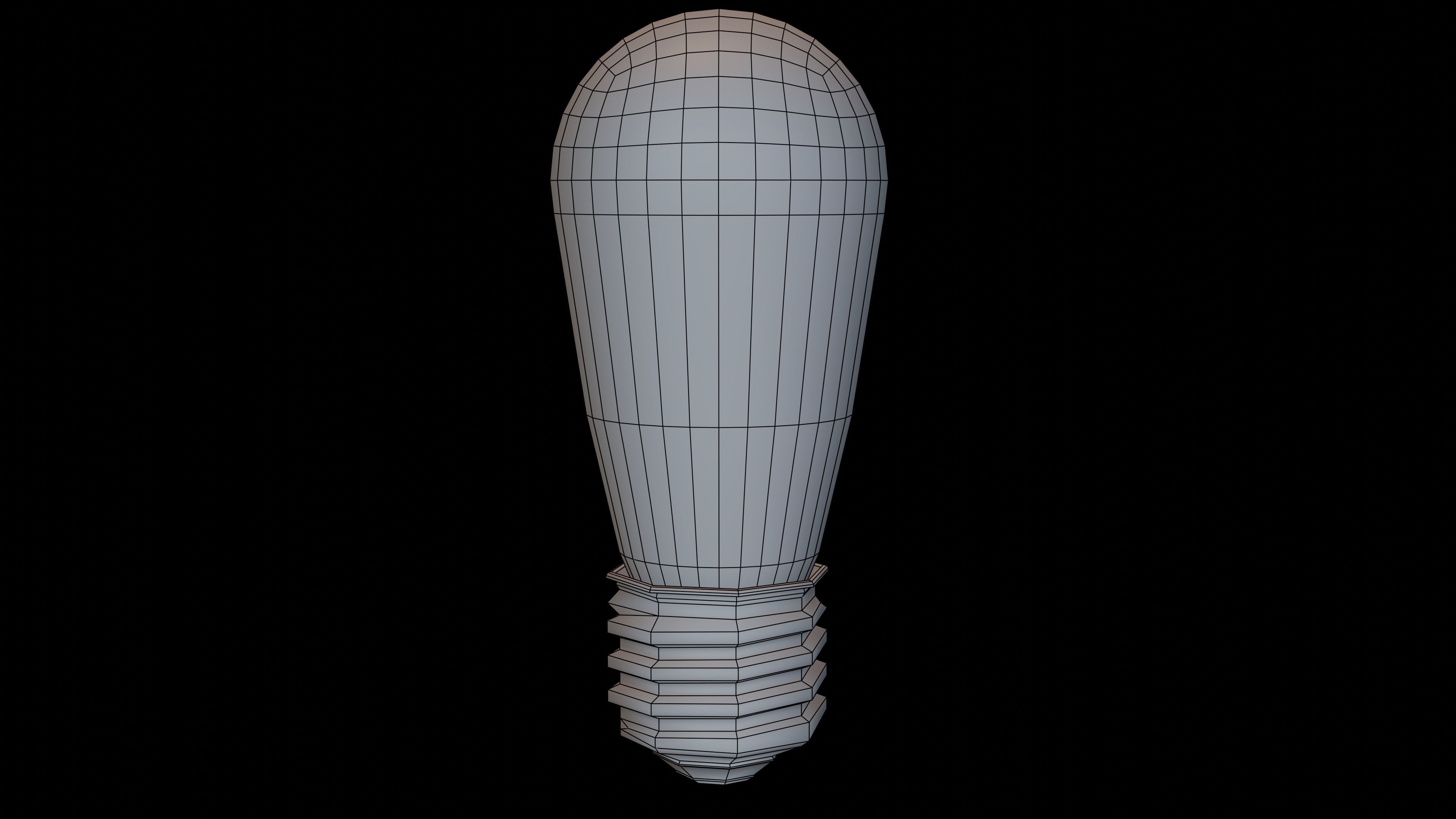 Light bulb vintage 1 3D model_10