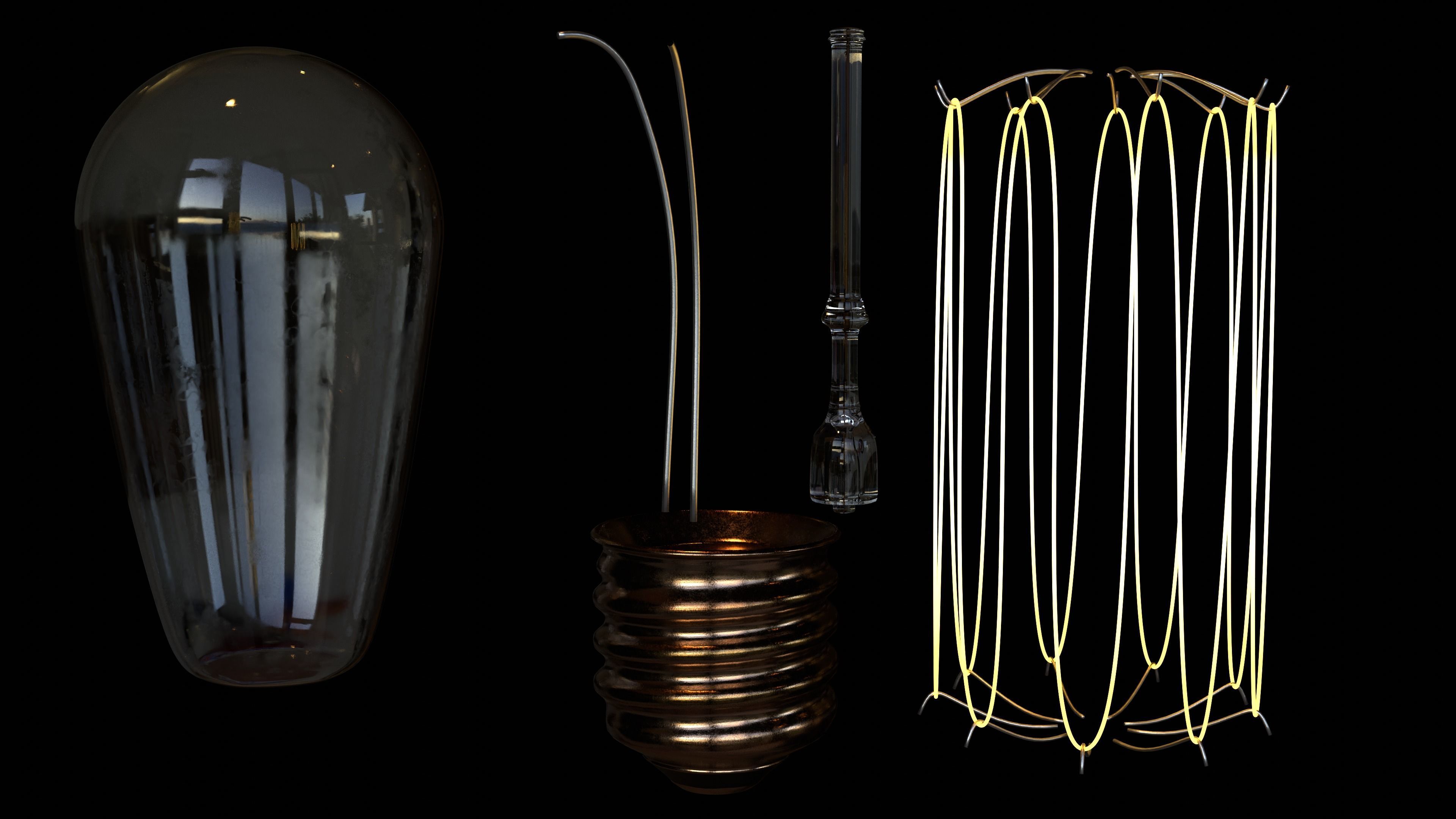 Light bulb vintage 1 3D model_18